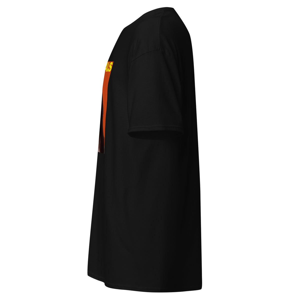 SIMHASANA black unisex t-shirt, left side view – MIXIGNALS