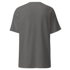 BRAIN SCAN INVERT charcoal unisex t-shirt, back view (plain back) – MIXIGNALS