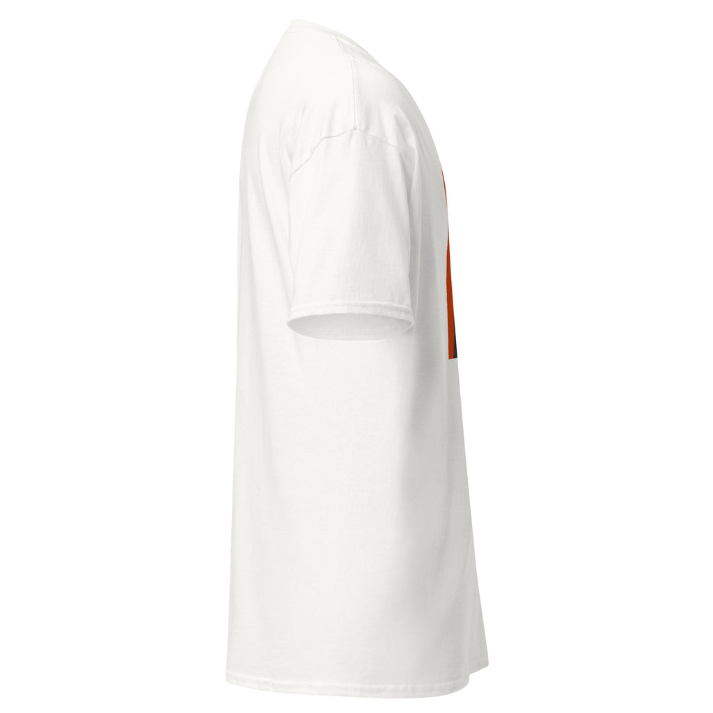 SIMHASANA white unisex t-shirt, right side view – MIXIGNALS