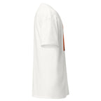 SIMHASANA white unisex t-shirt, right side view – MIXIGNALS