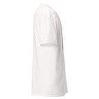 BRAIN SCAN white unisex t-shirt, right side view – MIXIGNALS